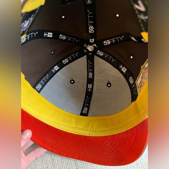 colorado rockies fitted hat 7 1/2 exclusive new era hat 25th anniversary patch - Picture 5 of 5